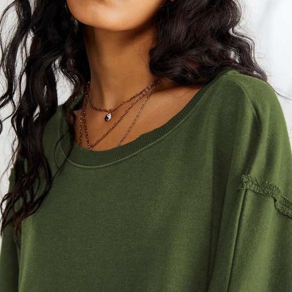 Free People Olive Green Camden - Picture 2 of 5